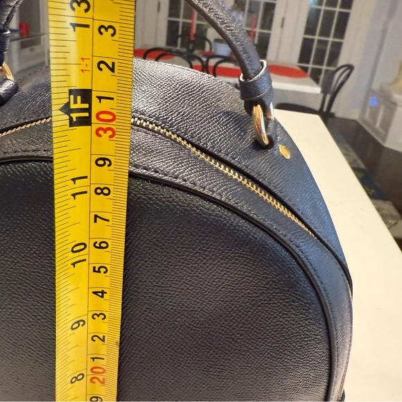 COACH Jordan Navy Blue Leather Backpack  Gold Hardware F76624 NWOT - Picture 9 of 15